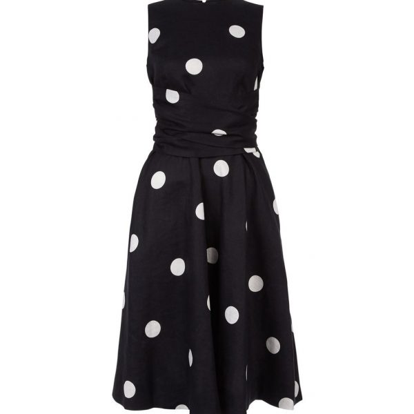 navy spot dress uk