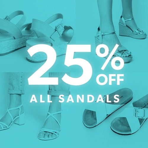 25% off All Sandals at New Look