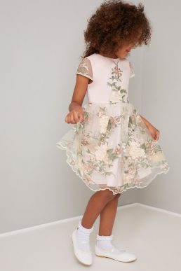 Chi Chi Girls Bryanna Dress Ivory Multi