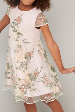 Chi Chi Girls Bryanna Dress Ivory Multi