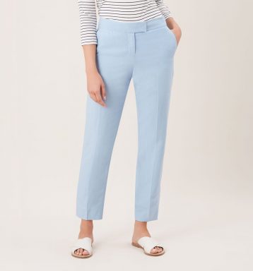 Hobbs Jade Trouser, Blue - Image 2