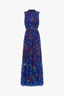 Phase Eight Henriette Printed Maxi Dress Blue Multi