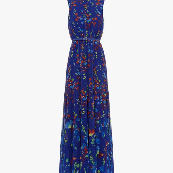 henriette printed maxi dress