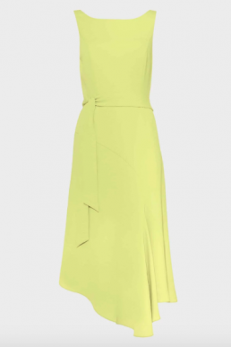 Phase Eight Tamara Asymmetric Dress Yellow