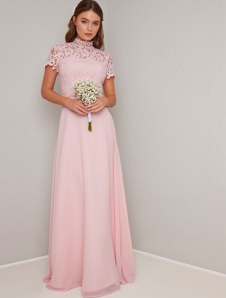 cheap pink bridesmaid dresses uk