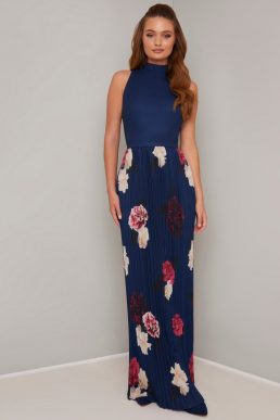 Chi Chi Sansa Floral Maxi Dress Multi Navy