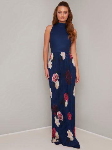 Chi Chi Sansa Floral Maxi Dress Multi Navy