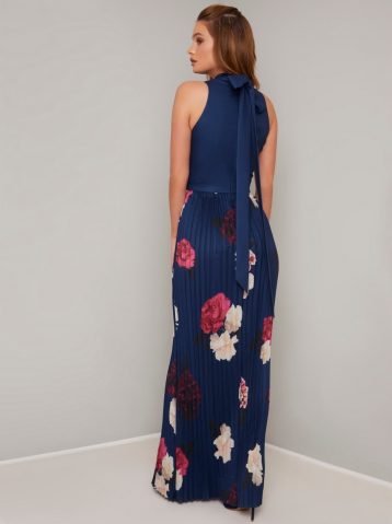 Chi Chi Sansa Floral Maxi Dress, Multi/Navy - Image 2