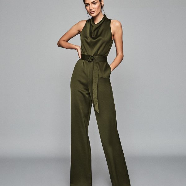 off the shoulder short sleeve jumpsuit