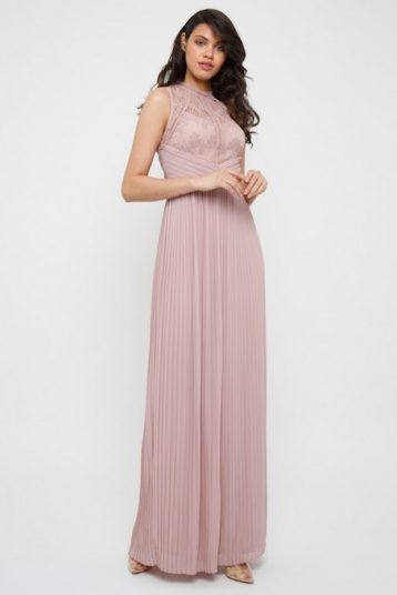 TFNC Naira Pale Mauve Maxi Bridesmaid Dress Blush Pink