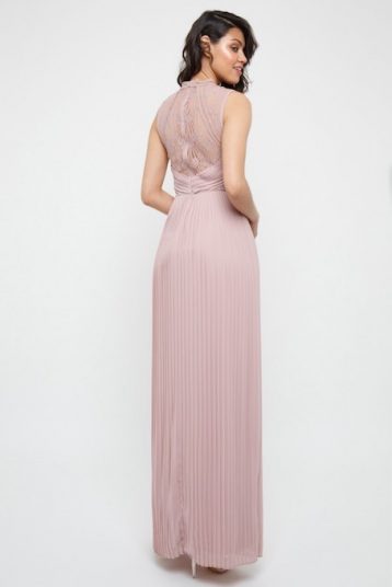 TFNC Naira Pale Mauve Maxi Bridesmaid Dress Blush Pink