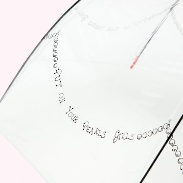 Lulu Guinness Clear Pearls Birdcage Umbrella - Image 2