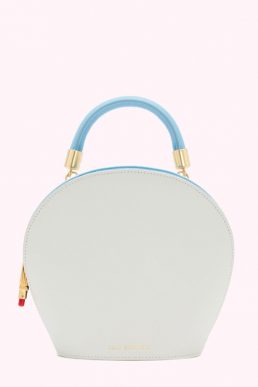 OYSTER LEATHER WILLOW HANDBAG