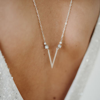 bridal backdrop necklace | Bridal backdrop necklace, One strap dresses, Back  jewelry