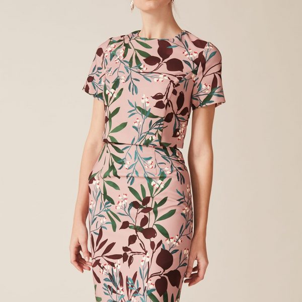 phase eight sandy floral print dress