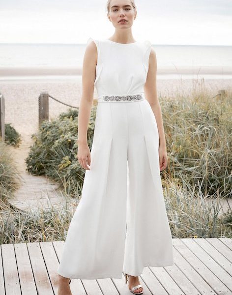 ivory bridal jumpsuit