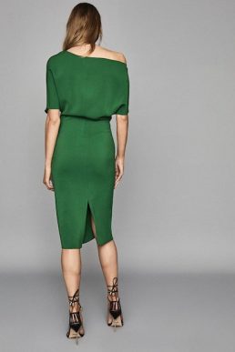 Reiss Madison Slim Fit Dress Madison Bright Green