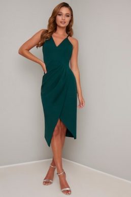 Chi Chi Ema Dress Green