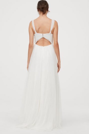 H&M Tulle Wedding Dress Ivory