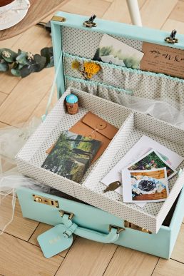 Personalised Wedding Memory Suitcase Keepsake Box