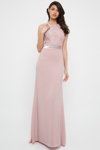 tfnc kily pale mauve maxi dress
