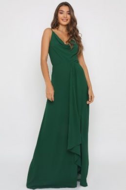 TFNC Ryan Jade Green Maxi Bridesmaid Dress