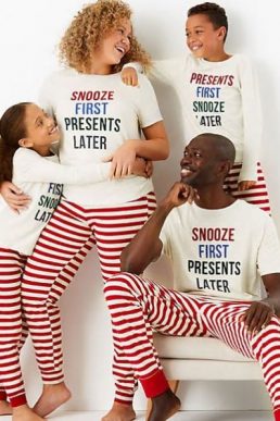 matching christmas family pyjamas