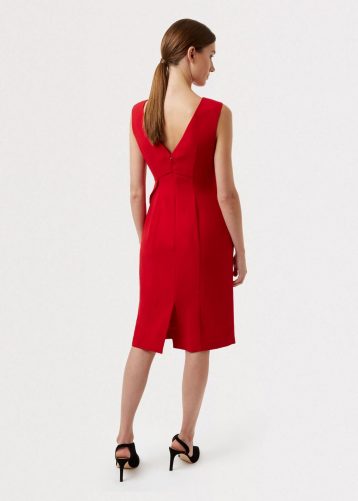 Hobbs Elida Shift Dress, Red - Image 2