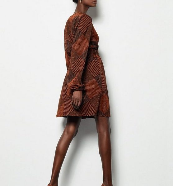 karen millen red knit dress