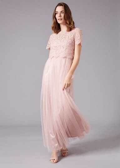 baby pink maxi dress uk