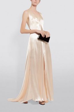 Philosophy Di Lorenzo Serafini Satin Maxi Dress Blush Champagne