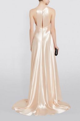 Philosophy Di Lorenzo Serafini Satin Maxi Dress Blush Champagne