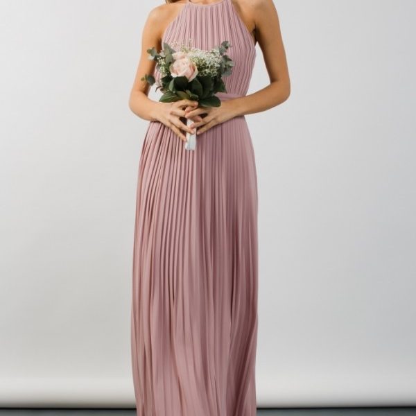 TFNC Serene Bridesmaid Mauve Maxi Dress 