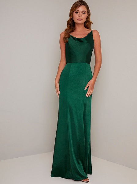 cowl neck maxi dress uk