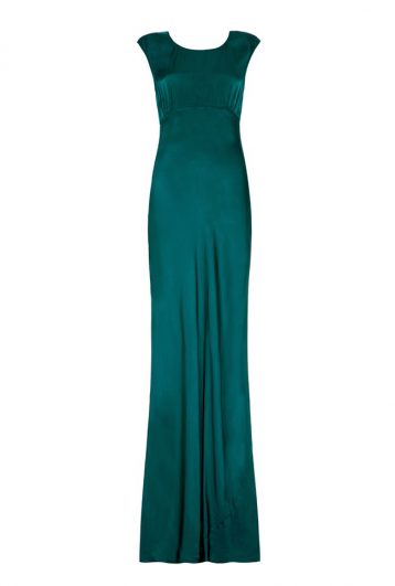 Ghost Salma Satin Cowl Back Maxi Dress 