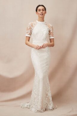 Phase Eight Poppy Lace Embroidered Wedding Dress Ivory