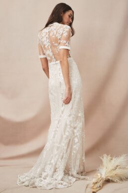Phase Eight Poppy Embroidered Wedding Dress Ivory