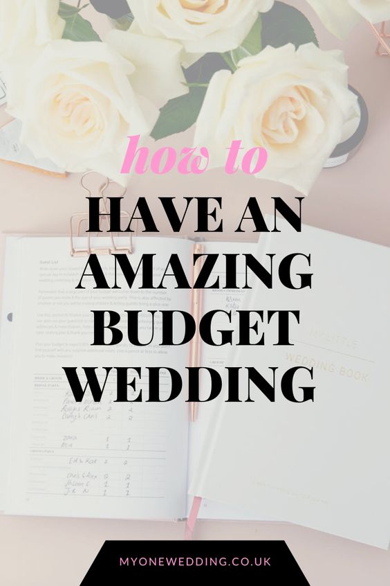 save money low budget wedding