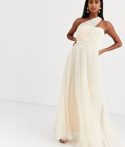 asos cream dress