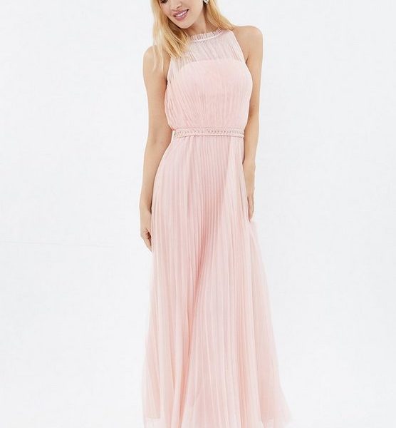 coast blush bridesmaid dress