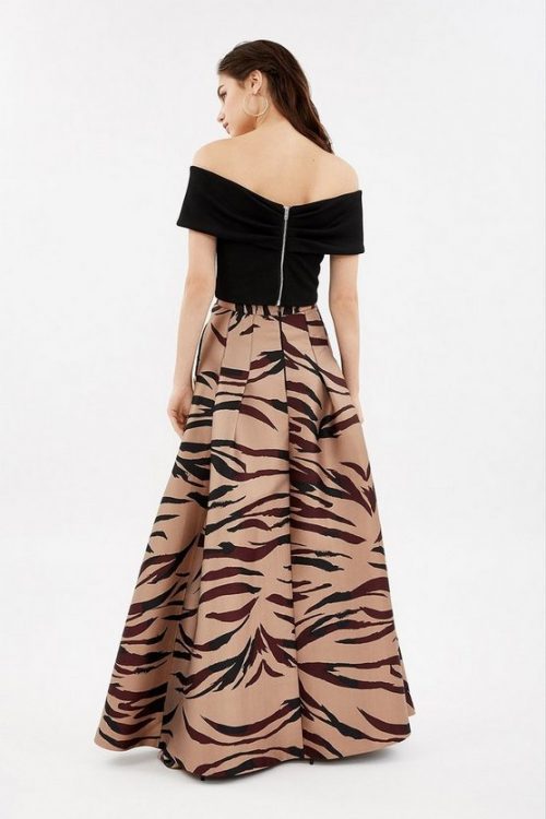 Coast Ruched Bardot Top Black