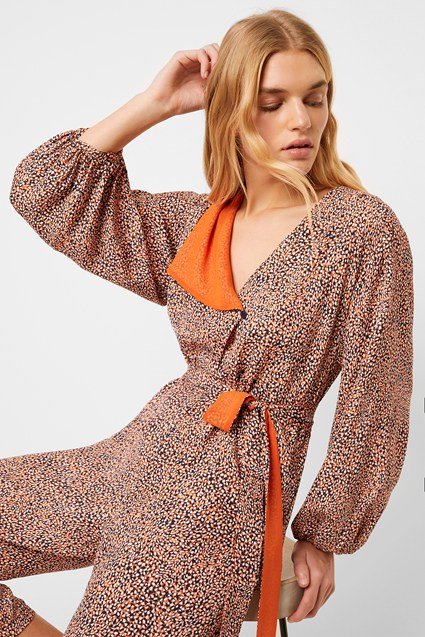 French connection cheap navy jumpsuit