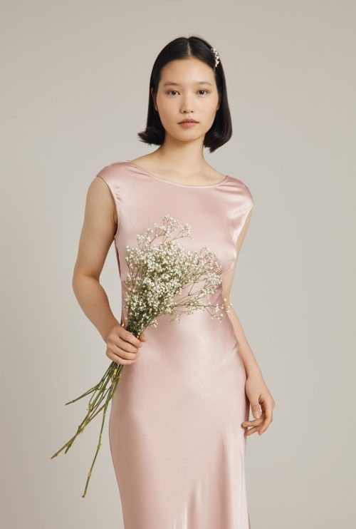 Ghost bridesmaid satin maxi cami dress deals