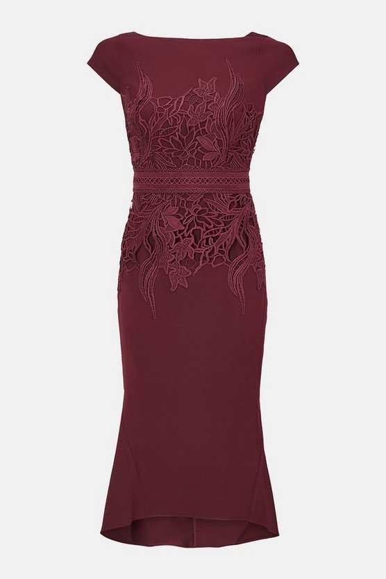 Lace Waist Shift Dress