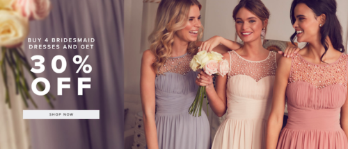 little mistress bridesmaid dress offer