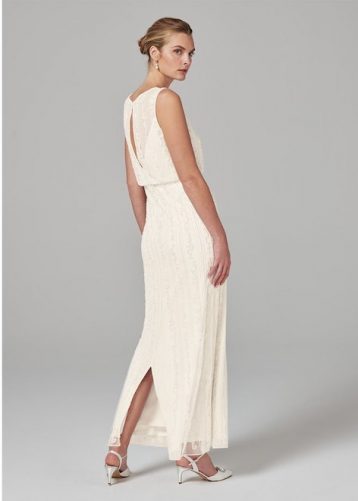 Phase Eight Evalina Embellished Wedding Dress, Pale Cream/Ivory - Image 2