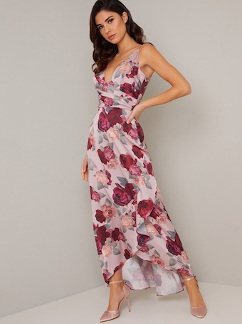 Chi Chi Mabel Floral Wrap Maxi Dress ...