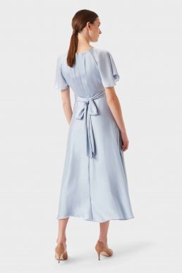 Hobbs Mira Dress Pale Blue
