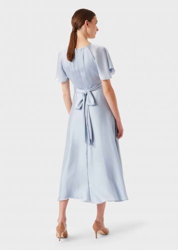 Hobbs Mira Dress Pale Blue