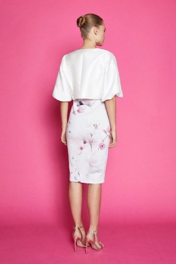 Coast Puff Sleeve Jacket/Cover up, Ivory - Image 2